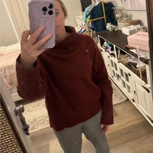 Pink Lily maroon sweater